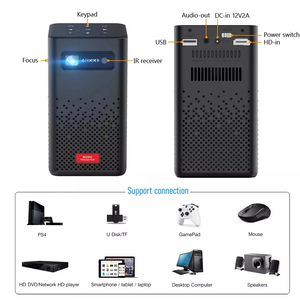 Máy Chiếu Bỏ Túi <span class=keywords><strong>Mini</strong></span> <span class=keywords><strong>Android</strong></span> Thông Minh 3D Tùy Chỉnh Máy Chiếu Wifi Led DLP 4K Cho Điện Thoại Thông Minh Máy Tính Bảng Điện Thoại Di Động Máy Chiếu Cầm Tay PC - Product Image 5