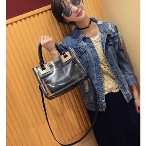 กระเป๋าถือเยลลี่,กระเป๋าคลัตช์พลาสติกใสสำหรับฤดูร้อนกระเป๋าแมสเซนเจอร์ใสกระเป๋าชายหาด Pvc - Product Image 2