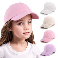Novedades 2026, 4 Tallas, Gorra de Béisbol de Algodón para Niños y Niñas, Bebés y Niños Pequeños, Lisa, Sólida, de 6 Paneles, para Primavera y Otoño