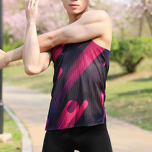 Workout Shirts Quick Dry Fitness Running Exercise <b>Compression</b> <b>Vest</b> Athletic Training <b>Men's</b> - Product Image 2