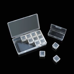 Transparent Storage Box 13-Compartment With Lids For Beads Diamond Painting Nail Art Parts Jewelry Organization Rectangular - Product Image 1