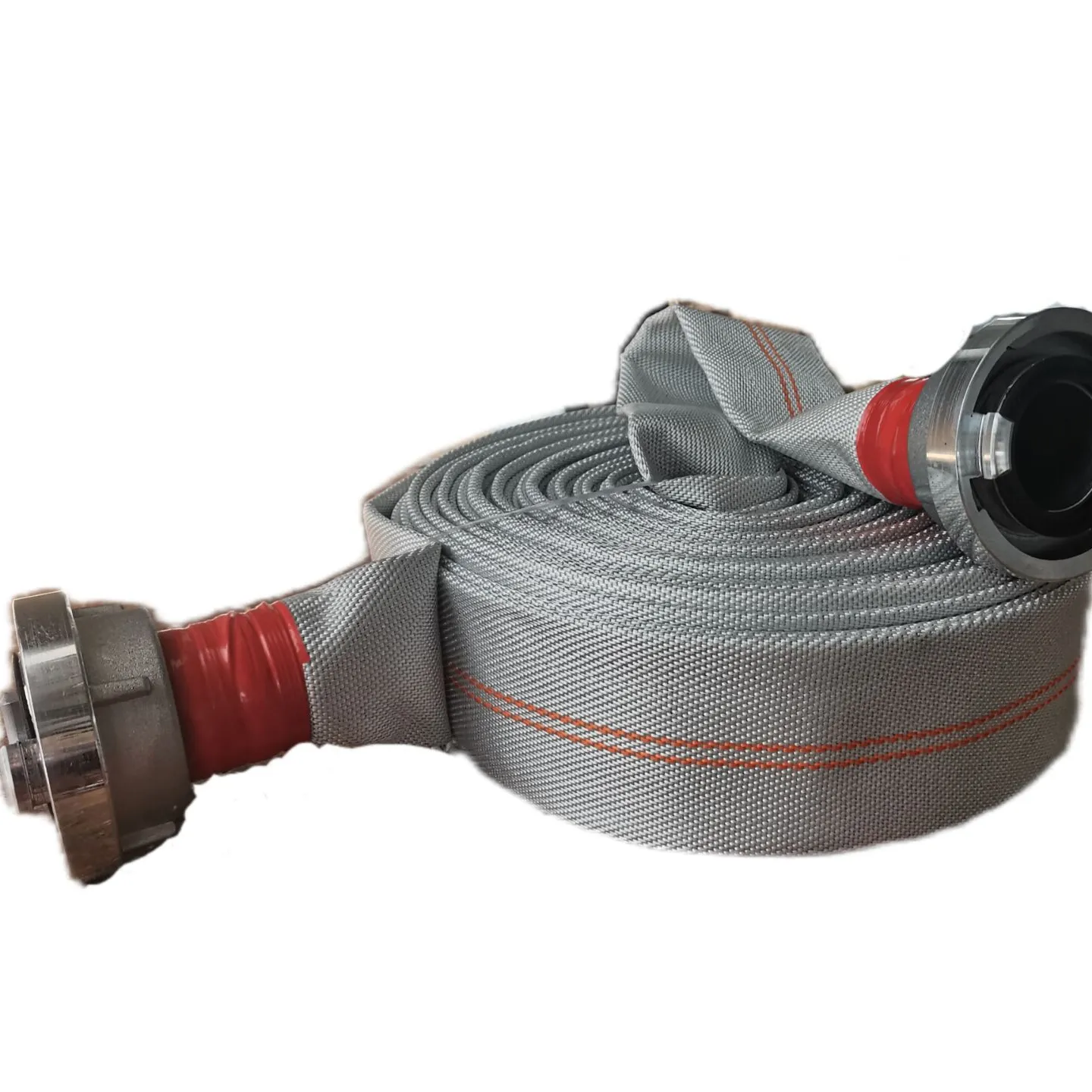 2'' 30m 250psi single jacket canvas fire hose with storz couplings for firefighter