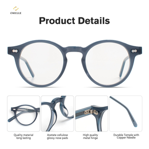 Phong Cách Cũ rùa vàng Acetate quang khung chất lượng cao vòng đọc theo toa kính khung - Product Image 4