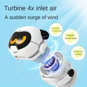 Aewmofuse Ventilador eléctrico portátil y recargable por USB, ventilador colgante para el cuello de gran capacidad con tres velocidades de viento - Product Image 5