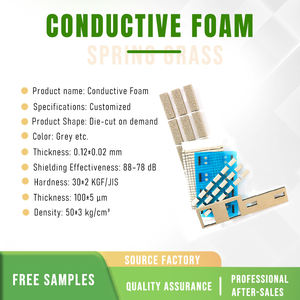 Zwarte Geleidende Schuimtape Voor Emi Afscherming Op Maat Gesneden Hoge Geleidbaarheid En Compressieherstel - Product Image 2