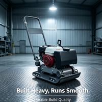 Compacteur à plaque vibrante thermique Honda KUNTAI TC-90 robuste pour la construction, le sol, l'asphalte et le béton