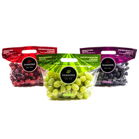 Factory Direct Antifog Griff Transparenter Trauben schutz Gemüse Obst Pack beutel