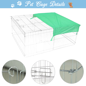 Prezzo diretto di fabbrica durevole esercizio pieghevole cucciolo coniglio <span class=keywords><strong>Pet</strong></span> recinto per esterni per box box per cani recinzioni metalliche per cani - Product Image 3