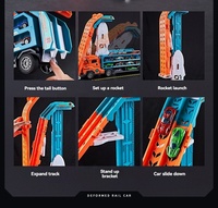 Ensemble de Jeu Éducatif CPS : Véhicules de Transport en Diecast à Transformation Inertielle Stéréoscopique (Voitures et Camions) en Plastique ABS