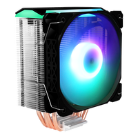 SAMA CPU Cooler Desktop Gaming PC CPU Quatre Caloduc Ari Cooler ARGB Effect Ventilateur LED