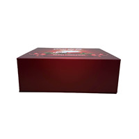 Caja de Regalo de Papel Hecha a Mano OEM/ODM con Pantalla LCD TFT de 4/4.5/5/7/10.1 Pulgadas, Diseño Personalizable con Flores de Rosa