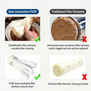 300-8000L 0.01miron全自動逆洗ステンレス鋼全ハウス超ろ過浄水器システム - Product Image 6