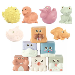 Le plus récent jouet d'empilage sensoriel de <span class=keywords><strong>cube</strong></span> d'animal de bébé <span class=keywords><strong>empilable</strong></span> doux éducatif pour bébé - Product Image 1