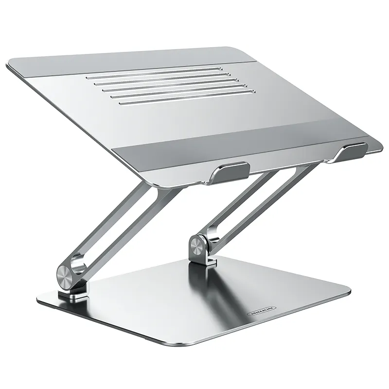 Aluminum laptop stand Home office accessories foldable holder for MacBook adjustable anti-slip stand for desk