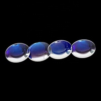 Lentille Biconvexe/Plano-Convexe de Collimation et de Focalisation Laser en Verre Optique YAG 1064nm avec Revêtement AR, Personnalisée de 1 à 50 mm