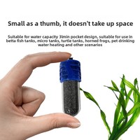 Mini chauffe-eau USB pour aquarium, pour tortues, axolotls, poissons betta, reptiles, chauffe-eau automatique à température constante, 1015W, capacité 2L/3L