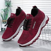 Chaussures décontractées pour femmes, à lacets élastiques, confortables, légères, antidérapantes, pour l'extérieur