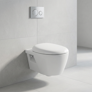 WC suspendu en céramique, cuvette de toilette murale, cuvette de toilette suspendue, sanitaires de salle de bain, design européen - Product Image 1