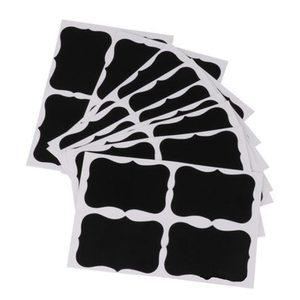 Chất Lượng Cao Đen Tùy Chỉnh Tự Dính Nhà Bếp Chai Không Thấm Nước Jam <span class=keywords><strong>Jar</strong></span> Nhãn Dán - Product Image 2