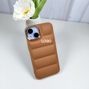 Tpu <span class=keywords><strong>Silicone</strong></span> per <span class=keywords><strong>iPhone</strong></span> 11 12 13 14 Pro Max custodie piumino <span class=keywords><strong>Cover</strong></span> Design di lusso Puffer 15 Pro Max custodia per telefono - Product Image 6