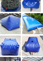 Réservoir d'eau pliable en bâche PVC portable, flexible, pour la récolte, le stockage, la collecte, l'irrigation agricole, garantie 1 an