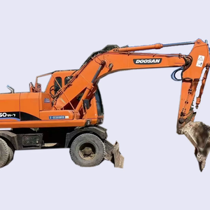 Excavadora de Ruedas Usada Doosan DH150 de 15 Toneladas de Alta Eficiencia con Bomba y Caja de Cambios Probadas e Inspeccionadas - Product Image 1