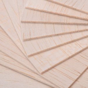 NUOVO Arrivo: Fogli di <span class=keywords><strong>Legno</strong></span> di Balsa Naturale Non Trattato 1000x100x2mm per Modellismo - Product Image 1
