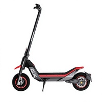 Skuter Listrik Lipat Hitam Merah GX01 Off-Road Roda Dua 60V 1200W X2 Suspensi Ganda 11-Inci Tahan Air Kapasitas Beban 150kg