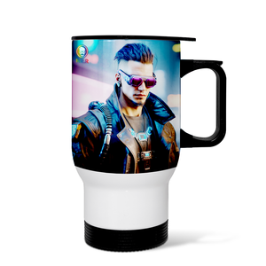 M R.R Sublimation rohlinge 15 Unzen Becher Doppelwandige vakuum isolierte Wasser flasche Edelstahl Travel Car Becher mit Deckel, 450ml - Product Image 4