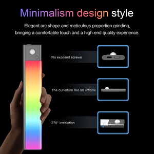 Moderno blanco LED accesorios de iluminación con pilas portátil ambiente puesta de sol Arco Iris hogar decorativo nueva tendencia LED portátil - Product Image 5