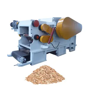 Efficient Drum Wood Chipper with Reliable Engine Motor and High Quality Bearing New Machine for Wood Chipping Processing