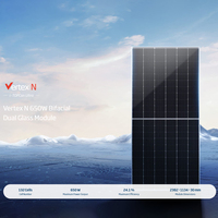 Module solaire bifacial à double verre Trina 640W 645W 650W, panneau solaire demi-cellule 625W 630W 635W 640W 650W, bifacial TSM-NEG19RC.20