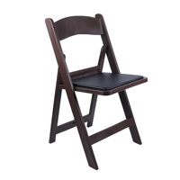 Chaises pliantes en résine blanches pour événements extérieurs, légères, robustes, couleur marron, pour location et fêtes