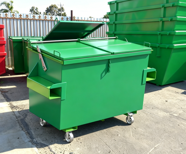 SKIP BINS FLAT PACKED  CUSTOMIZED COLOUR AS CUSTOMER FOR WAREHOUSE STORAGE