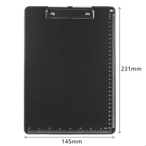 Glosen C1085 A4 Metal <strong>Clipboard</strong> Black Folder Student Writing Drawing Board Office Pad Thickened Rectangular - Product Image 6