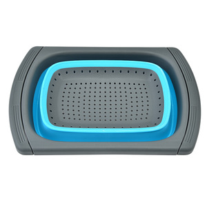 Foldable Fruit Drain Basket Extendable Kitchen Sink Vegetable Washing Strainer Draining Tray - Product Image 3