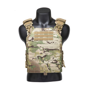Gaf nổ mô hình ngụy trang màu đen bánh răng chiến thuật 1000D Nylon Molle hệ thống chiến thuật Vest Ngoài trời tấm tàu sân bay cho đào tạo - Product Image 2