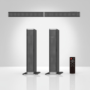 Nuevo sistema de audio para TV y cine en casa 2026, con altavoces de pared desmontables de 4 piezas de ABS y rejilla de hierro, para montaje transfronterizo. - Product Image 2
