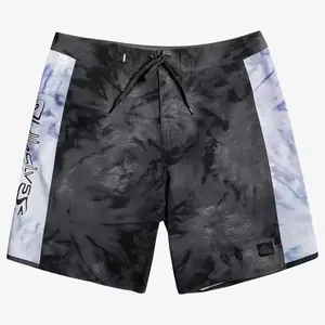 Custom Logo Black 100% Recycled Polyester Swim Trunks With Liners Luxury Swimming Men Men's Kids Beach Shorts Man Swimwear