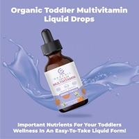 OEM ODM Multivitamines et multiminéraux pour les tout-petits Gouttes liquides de multivitamines pour enfants de 1 à 3 ans Soutien immunitaire et bien-être général