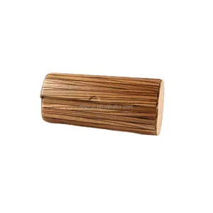Новый винтажный кошелек Nilerun в стиле ретро, уникальный Твердый кошелек ручной работы из цельного дерева с зеброй, кошелек с натуральными полосами, деревянная мини-клатч