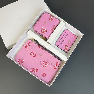 Designer portemonnee muntportemonnees clutch tas mode kaarthouder clutch tas hoge kwaliteit mode portemonnee 3 stuks/set met doos Yuee25123148 - Product Image 2