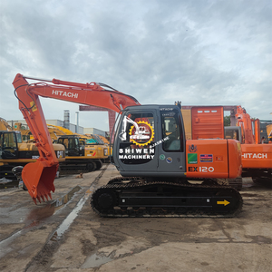 Excavadora Hitachi ex120 de segunda mano con motor Isuzu 4BG1T, excavadora mediana sobre orugas para agricultura y construcción zx120 zx130 - Product Image 5