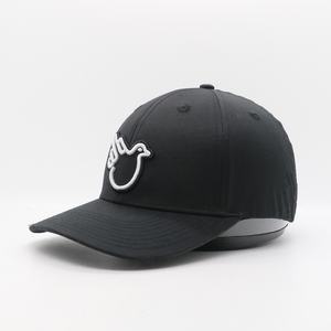 Casquettes de golf ajustées personnalisées à 6 panneaux pour hommes et femmes, logo brodé 3D, tissu respirant et imperméable en spandex, imprimé en caoutchouc sublimé - Product Image 2