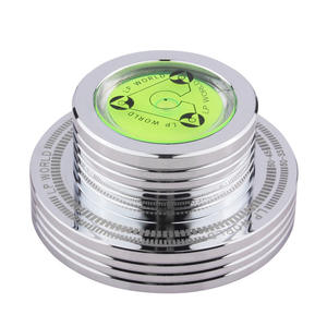 Stabilisateur de platine vinyle professionnel personnalisé pour lecteur de disques vinyles LP, avec fonction de vérification de la vitesse anti-vibrations - Product Image 1