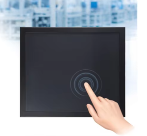 Moniteur tactile en rack RS232 le plus vendu, moniteur en rack 4:3 RS232 avec supports de montage en rack - Product Image 1