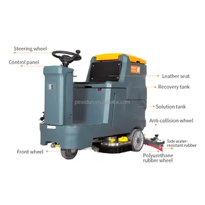 PSD-XJ660 New Arrival Automatic Floor Cleaning Machine Ride On Scrubber