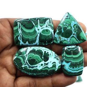 100% Natural Chrysocolla <b>Malachite</b> Cabochon Wholesale Price Lot Natural Chrysocolla <b>Malachite</b> Loose Gemstone for Making Jewelry - Product Image 2