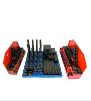 Kit de serrage 58 pièces avec support en métal accessoires d'outils CNC M20 * 22 boîte rouge