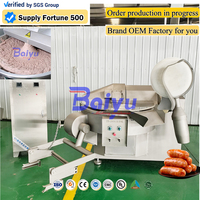 Machine à découper la viande industrielle Baiyu en acier inoxydable 304 pour la transformation du bœuf, du porc et du poulet